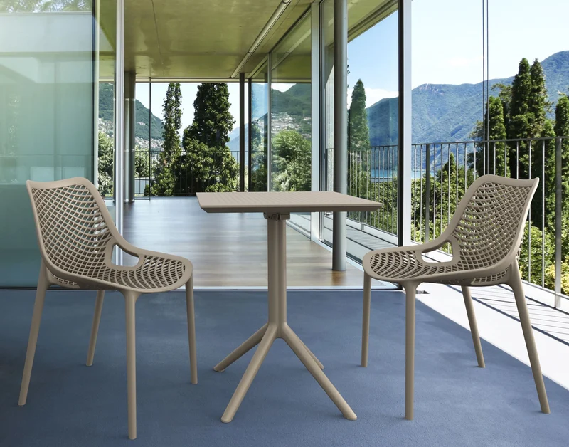 Table pliante Sky plastique plastique taupe 10_0002955