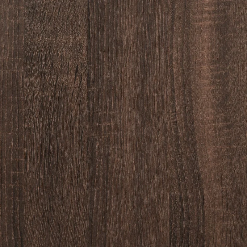 Table de chevet avec compartiment avec porte 45 x 50 x 50 cm bois d’ingénierie marron DEC033777