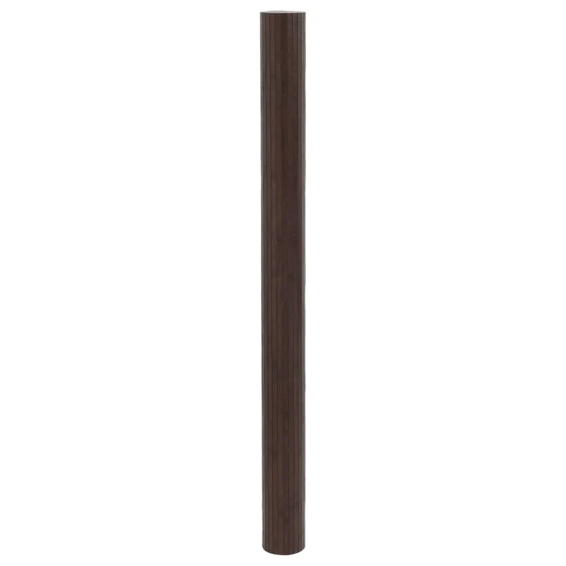 Paravent séparateur de pièce cloison 165 x 800 cm bambou marron foncé DEC031154