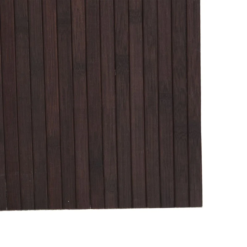 Paravent séparateur de pièce cloison 165 x 800 cm bambou marron foncé DEC031154