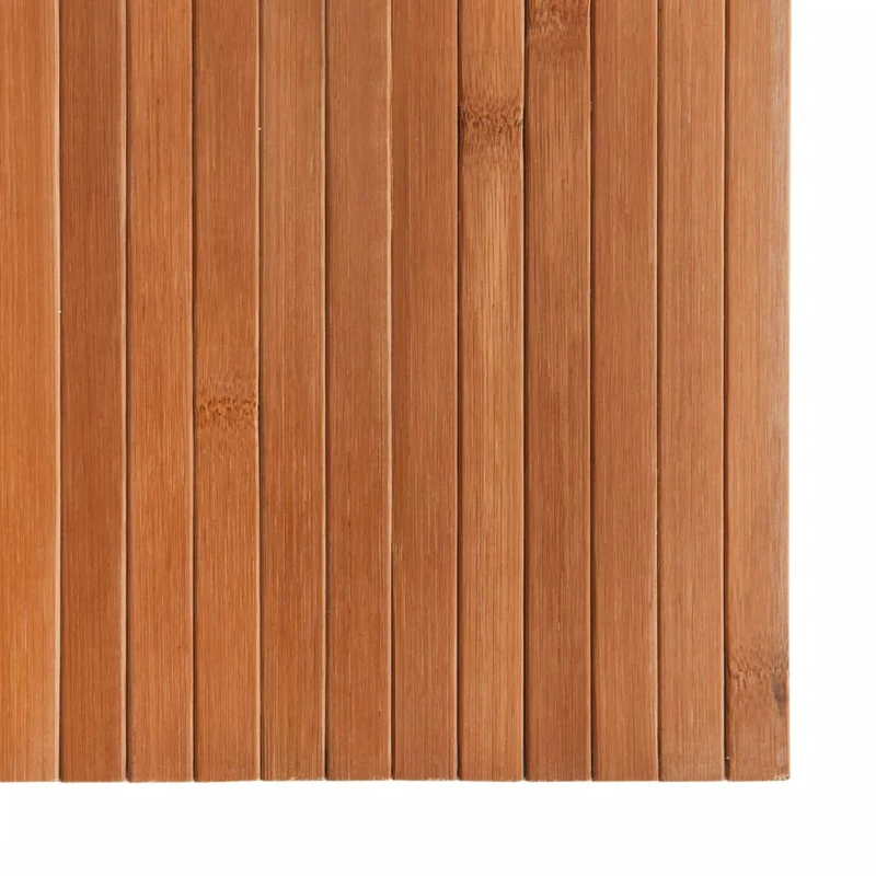Paravent séparateur de pièce cloison 165 x 800 cm bambou marron DEC031150