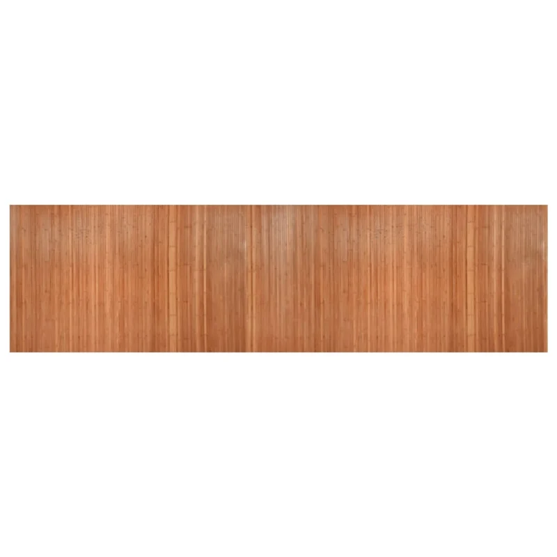 Paravent séparateur de pièce cloison 165 x 600 cm bambou marron DEC031149