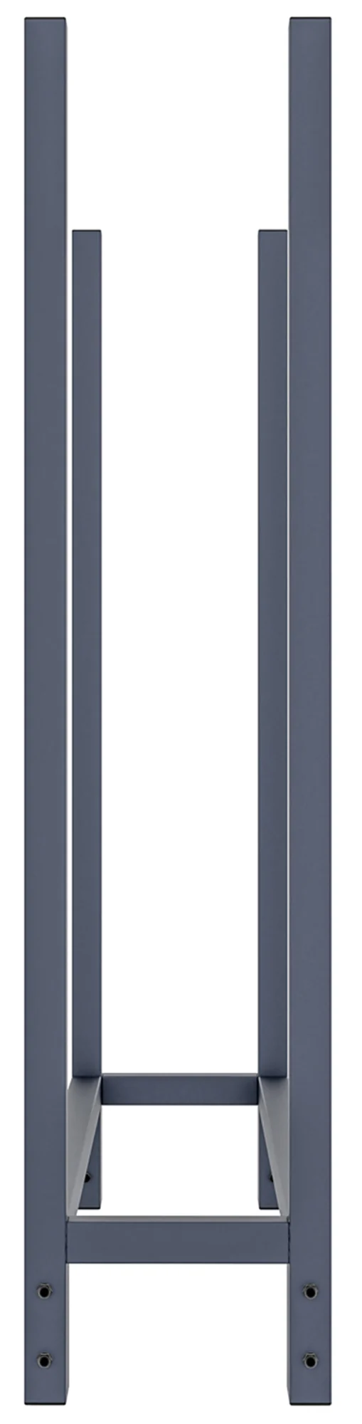 Support à bûches avec bâche de protection 115x110 cm tube en acier anthracite 10_0003516