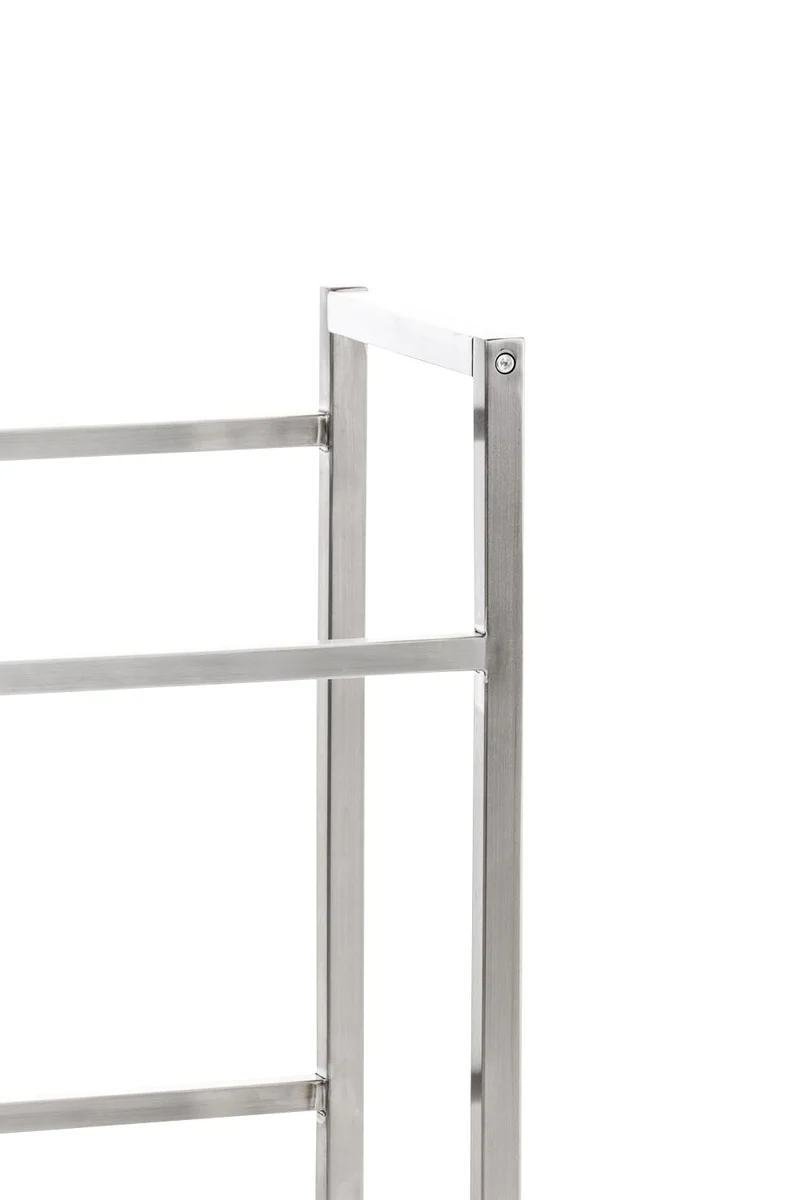 Étagère pour caisses à boissons 75x91 cm pour 4 caisses support rangement étagère sur pied en acier inoxydable 10_0003156