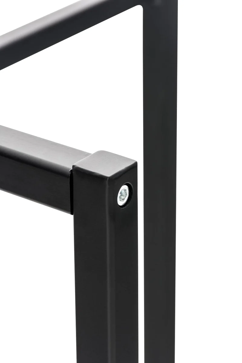 Étagère pour caisses à boissons 75x91 cm pour 4 caisses support rangement étagère sur pied en métal noir 10_0003157
