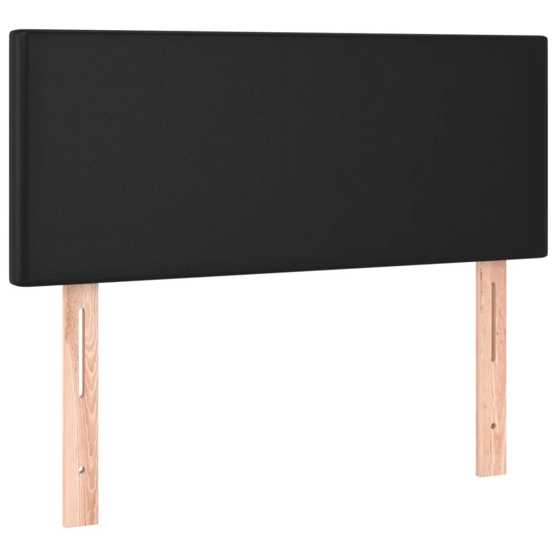 Sommier tapissier avec matelas 120x200 cm synthétique noir TDL0208743