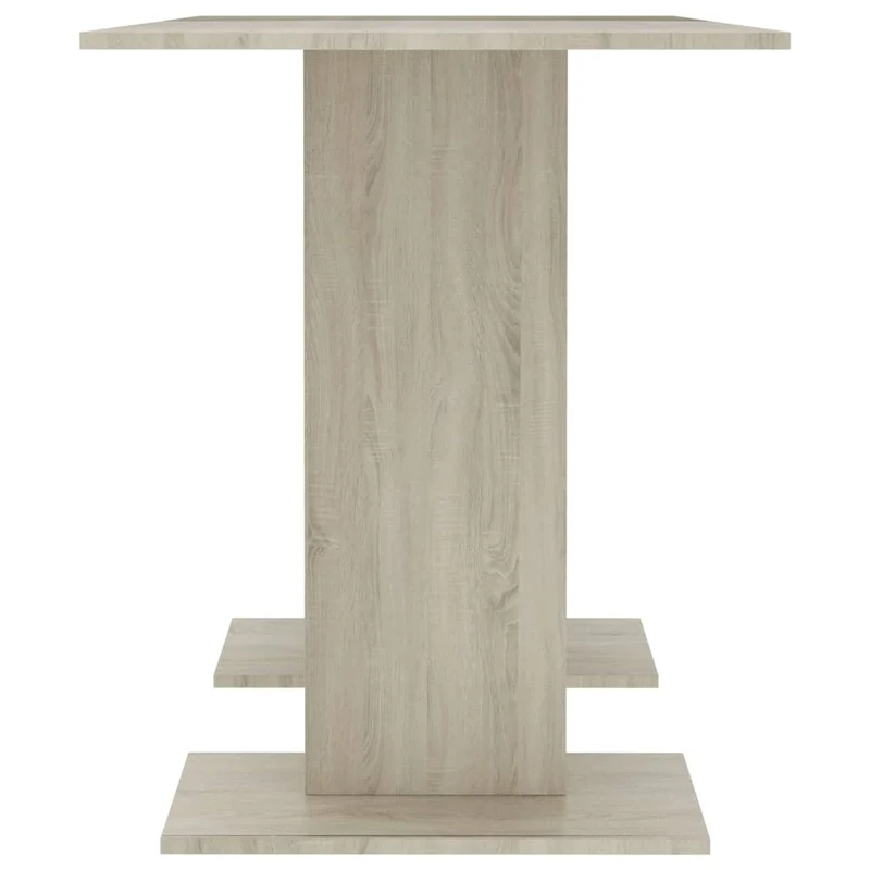 Table de salle à manger design moderne 110 x 60 x 75 cm aggloméré couleur chêne DEC036637