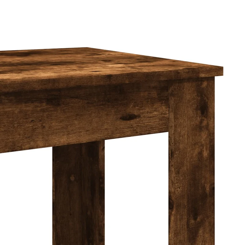 Table d’appoint multifonction 51 x 50 x 103,5 cm bois d'ingénierie marron effet vieilli DEC036432