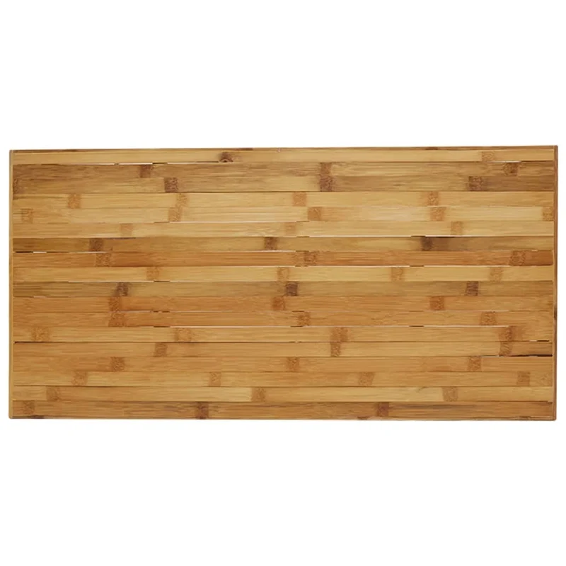 Table basse de salon design exotique 110 x 55 x 35 cm bambou marron DEC036994
