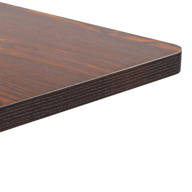 Table d'appoint auxiliaire table bistro hauteur 75 cm MDF et acier noir DEC036573