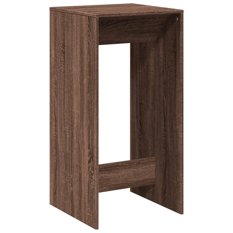 Table d’appoint multifonction 51 x 50 x 103,5 cm bois d'ingénierie marron DEC036438