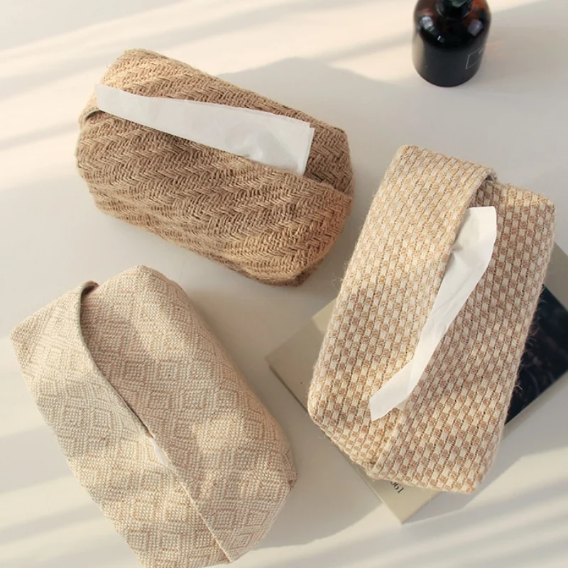 Boîte de mouchoirs en tissu ~ CARON