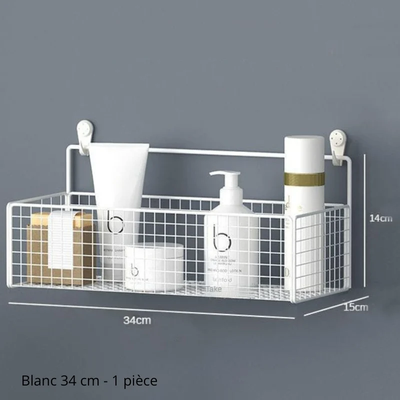 Etagère salle de bain sans percer ~ KAJA