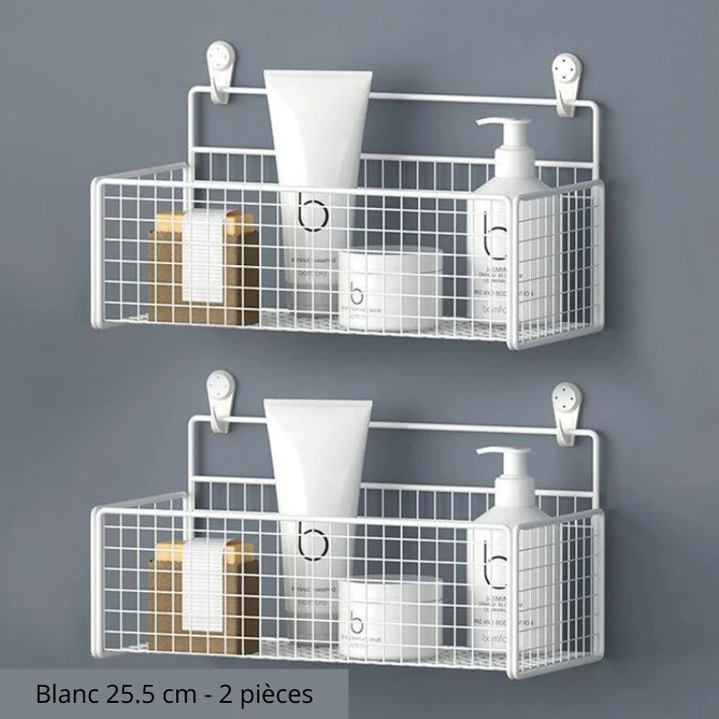 Etagère salle de bain sans percer ~ KAJA