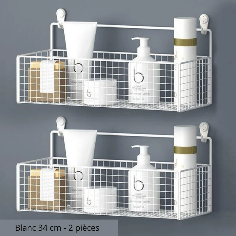 Etagère salle de bain sans percer ~ KAJA
