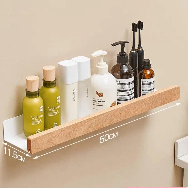 Etagere murale bois clair et blanc ~ WOOD CB