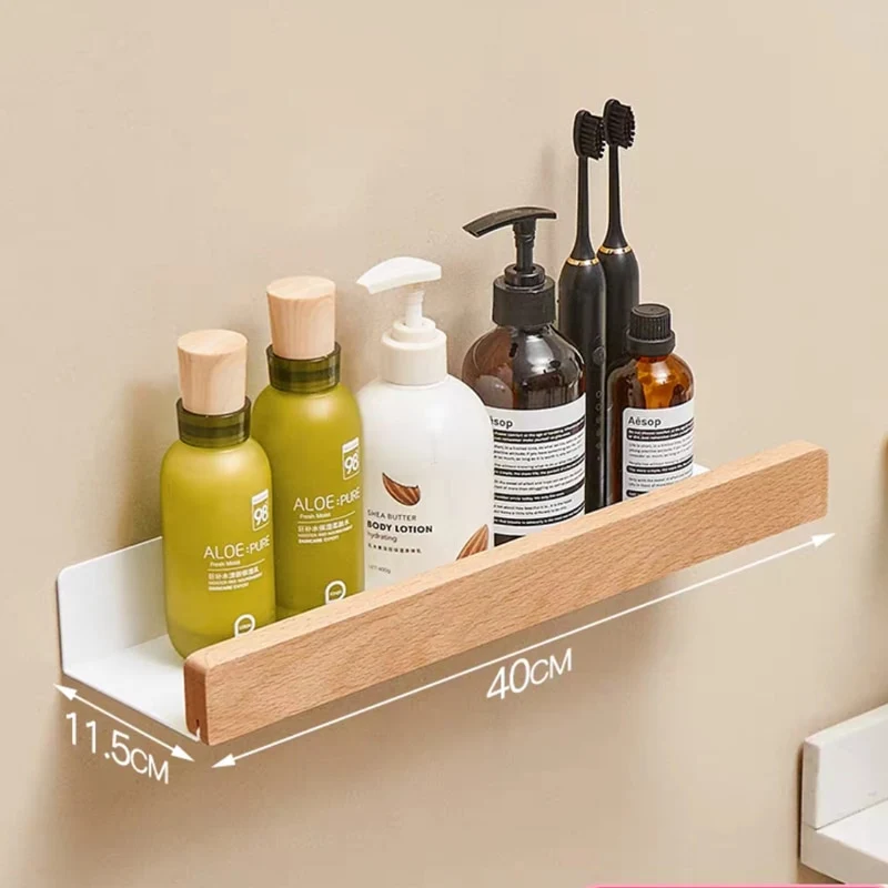 Etagere murale bois clair et blanc ~ WOOD CB