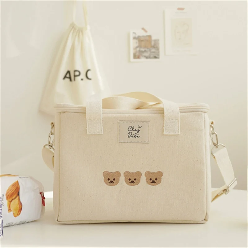 Sac à langer isotherme ourson ~ TEDDY BEAR beige