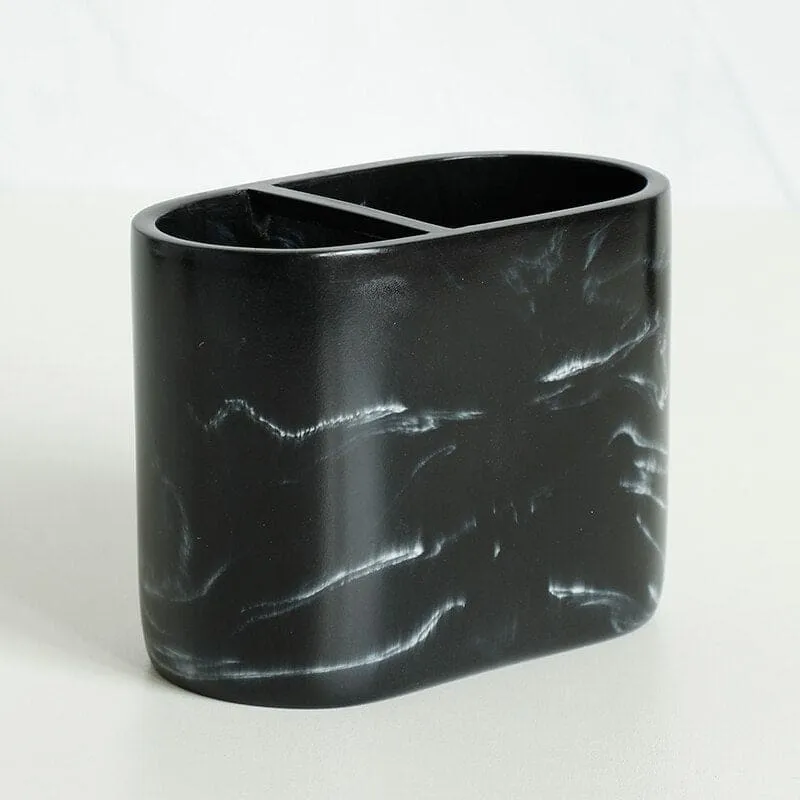 Accessoires salle de bain design noir ~ BLACK MARQUINA