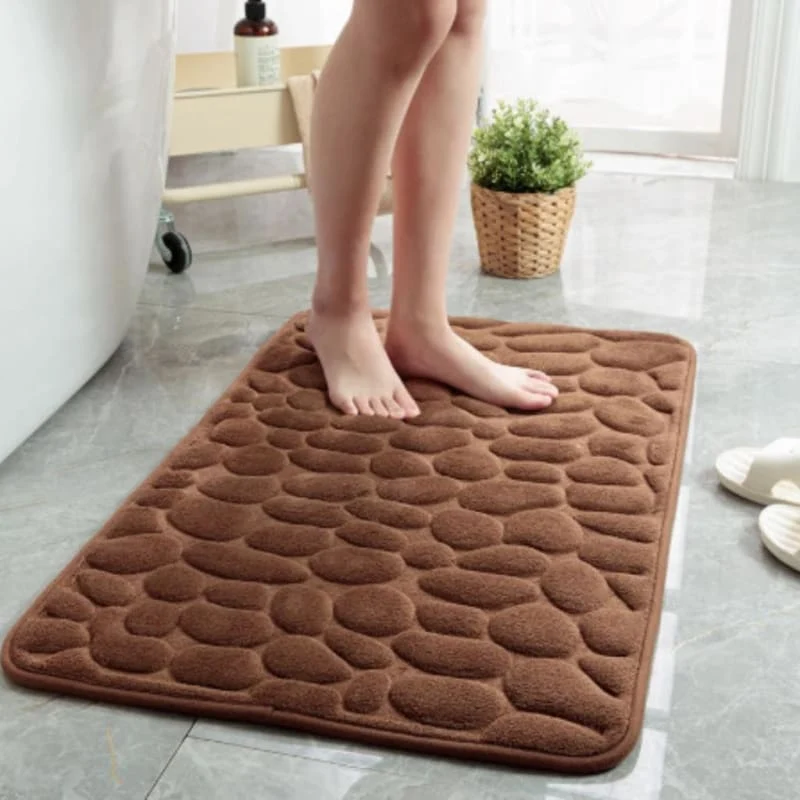 Tapis de bain antidérapant à mémoire de forme ~ GALET
