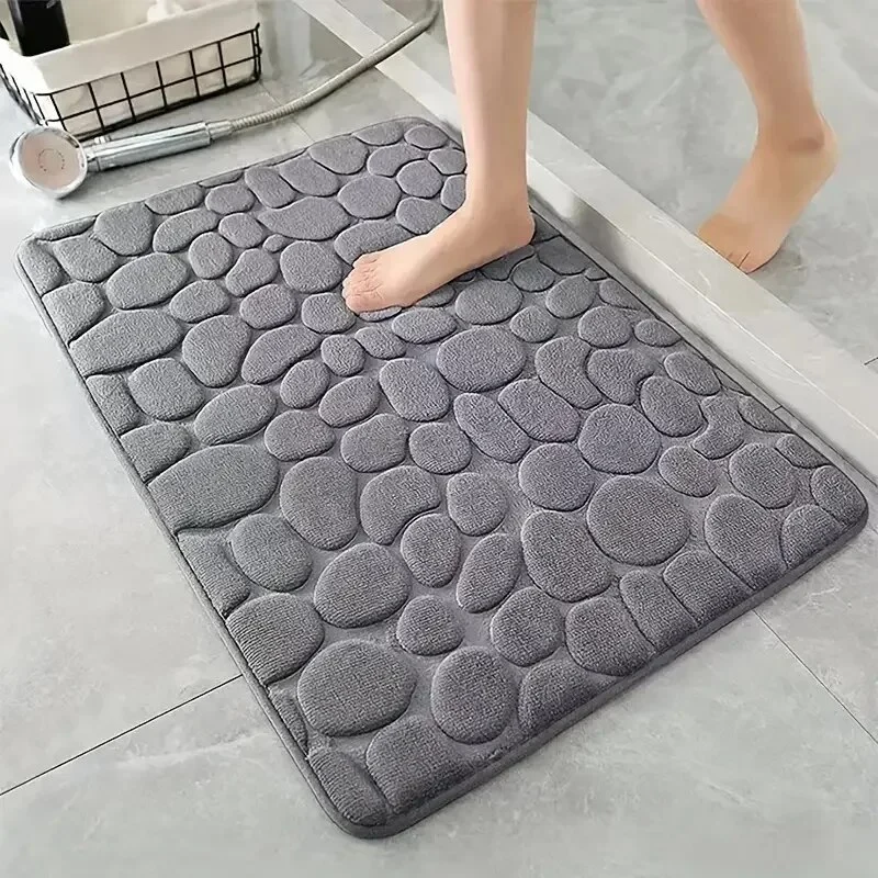 Tapis de bain antidérapant à mémoire de forme ~ GALET