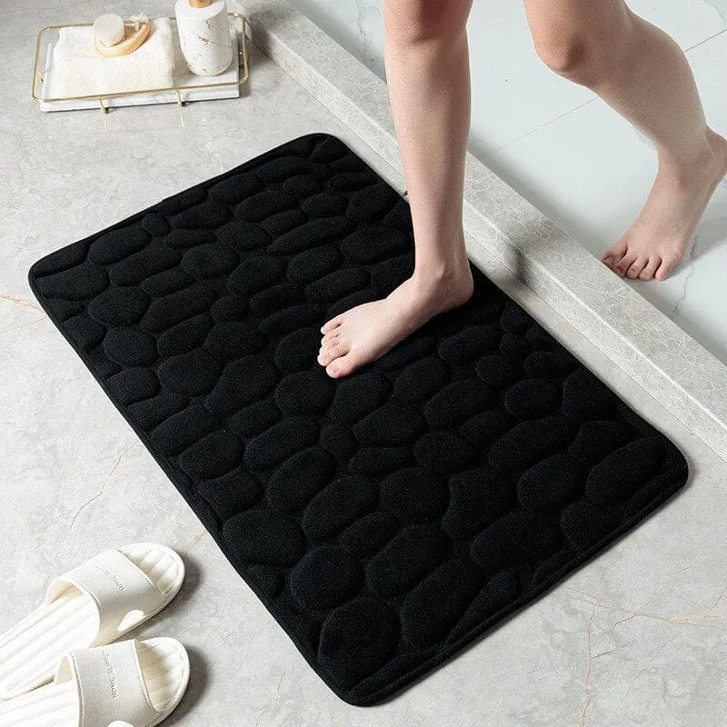 Tapis de bain antidérapant à mémoire de forme ~ GALET