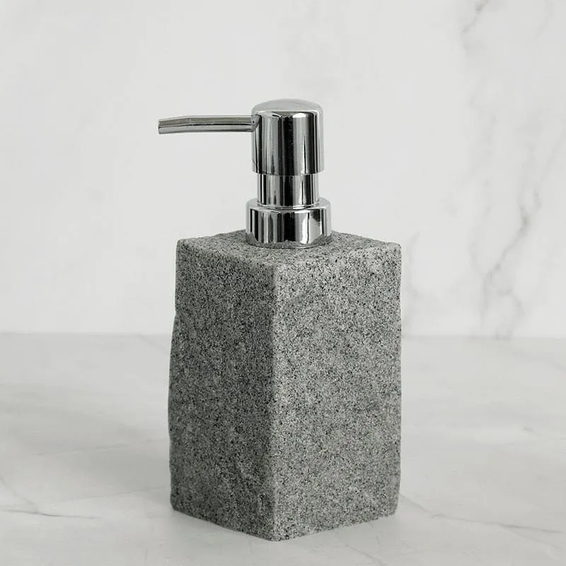 Set d'accessoires de salle de bains et WC ~ EFFET GRANITE