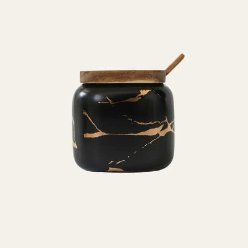 PITÉ ~ Pot à épices effet marbre