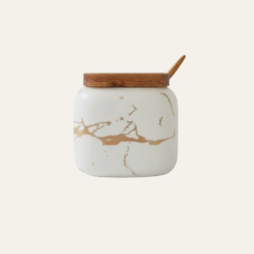 PITÉ ~ Pot à épices effet marbre