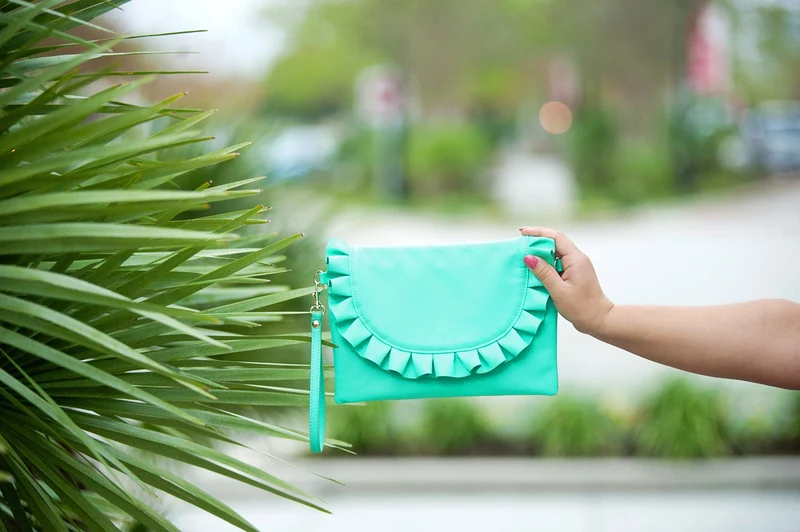 Mint Chloe Purse - Personalized