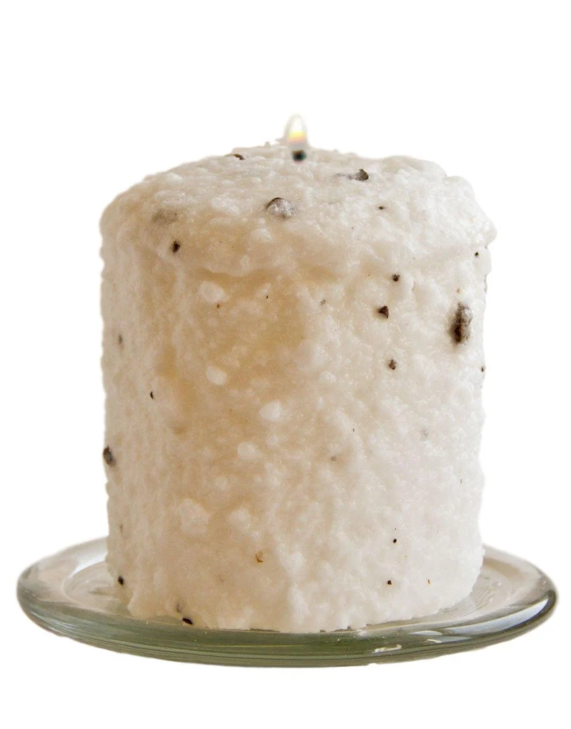 Creamy Vanilla Bean Scented Hearth Candle