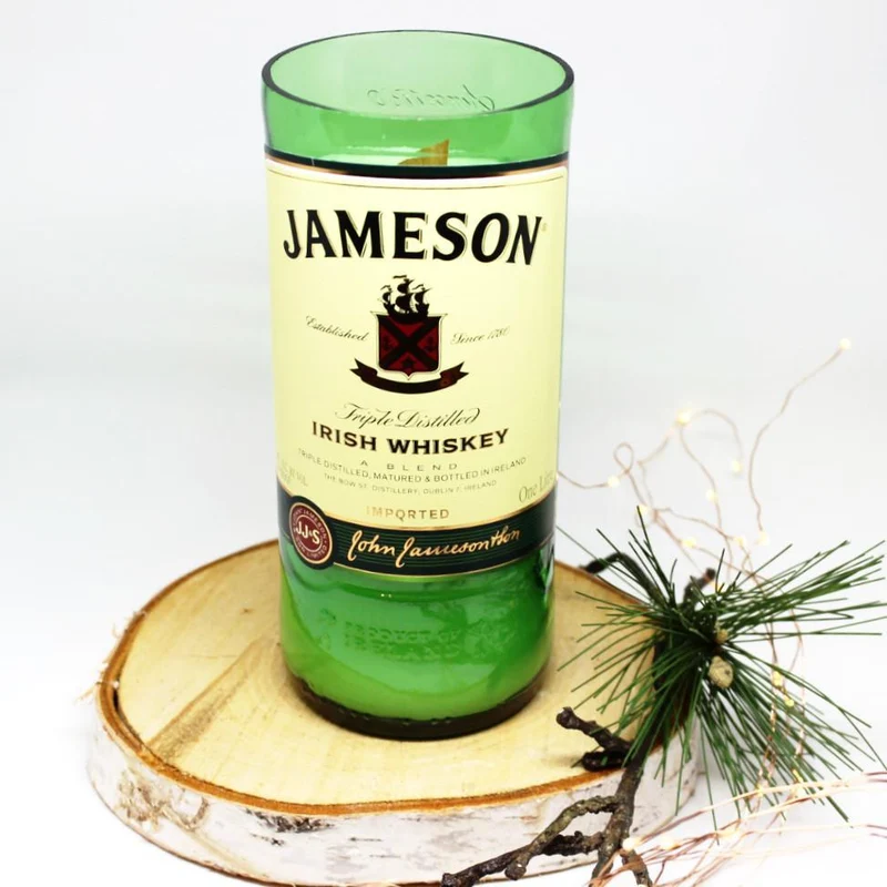 Jameson Irish Whiskey Bottle Candle