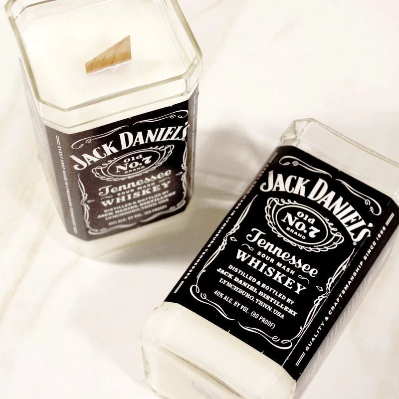 Jack Daniel's Tennessee Whiskey Bottle Candle