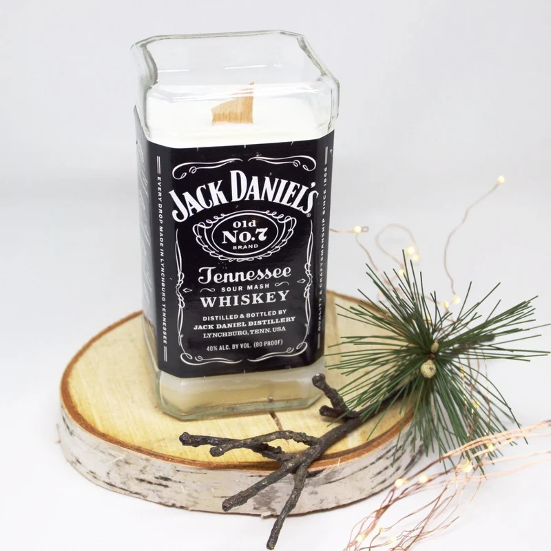 Jack Daniel's Tennessee Whiskey Bottle Candle