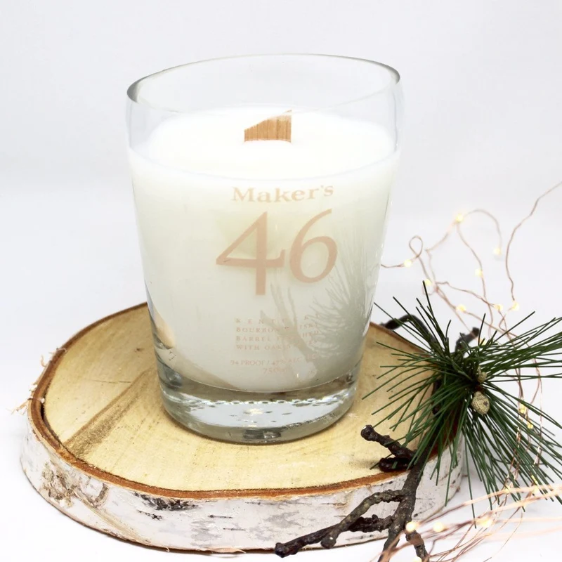 Maker's 46 Bourbon Bottle Candle