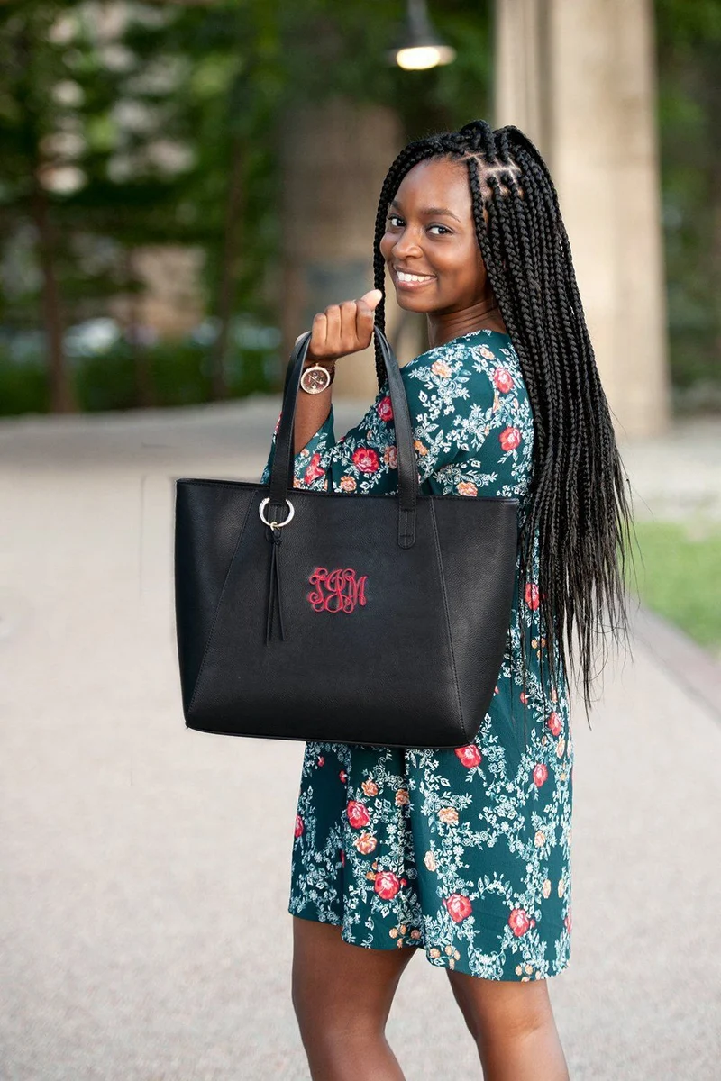 Black Camilla Purse - Personalized