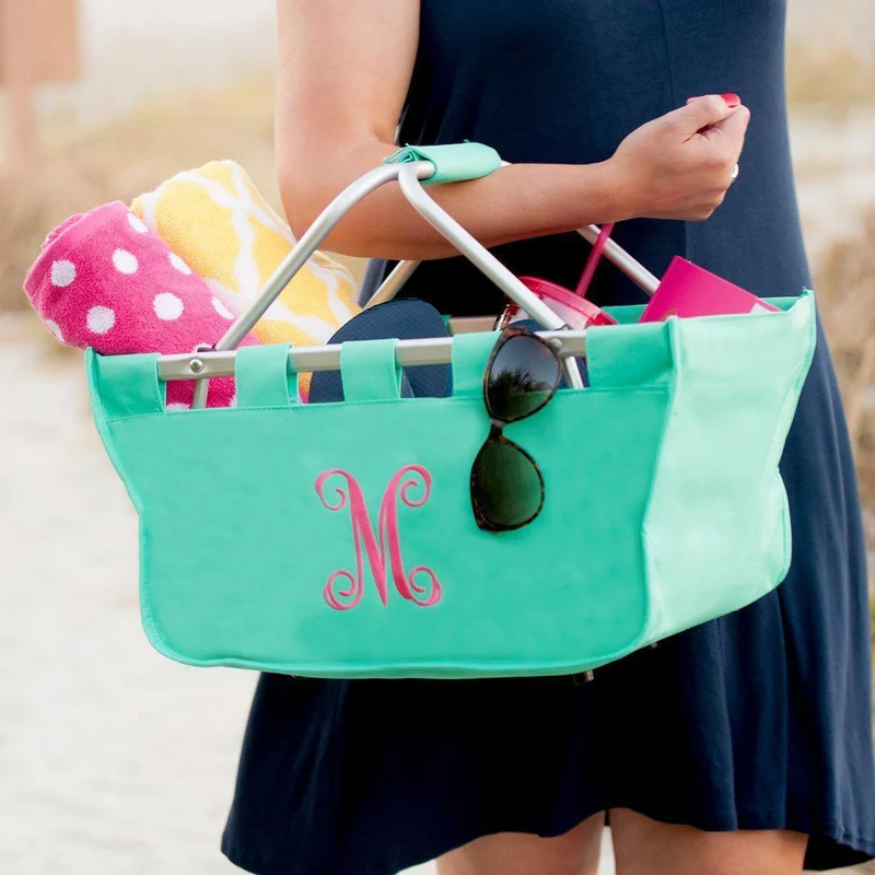 Mint Market Tote - Personalized