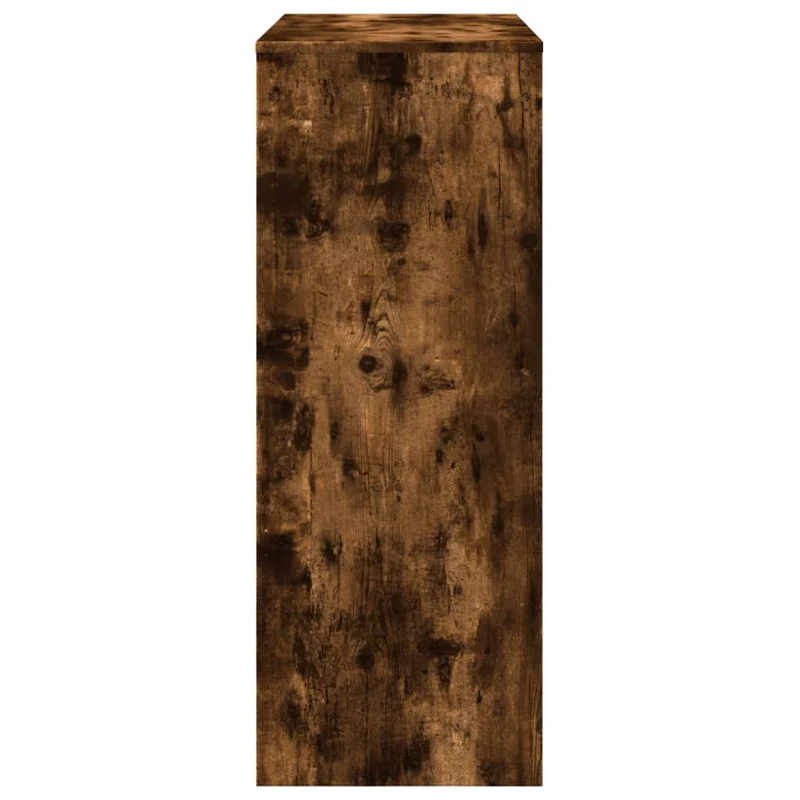 Table d’appoint multifonction avec étagères 90 x 40 x 103,5 cm bois d'ingénierie marron DEC036367