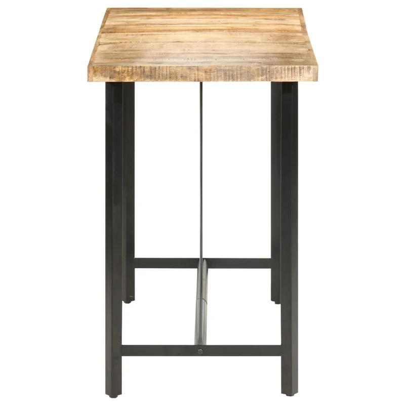 Table d’appoint multifonction 150 x 70 x 107 cm bois de manguier et fer DEC036310