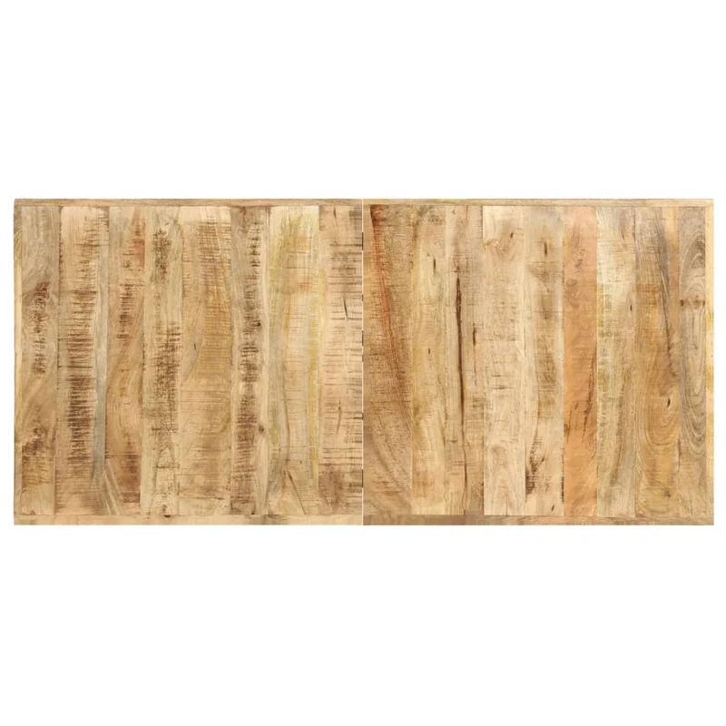 Table d’appoint multifonction 150 x 70 x 107 cm bois de manguier et fer DEC036310