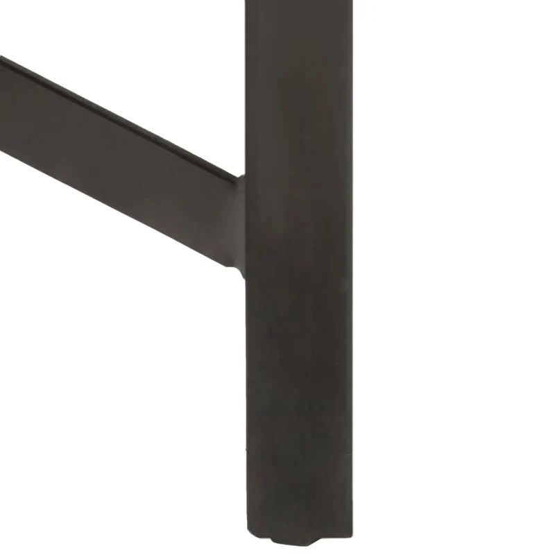 Table d’appoint multifonction 150 x 70 x 107 cm bois de manguier et fer DEC036310