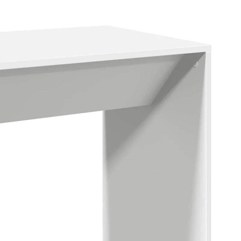 Table d’appoint multifonction 102 x 50 x 103,5 cm bois d'ingénierie blanc DEC036402