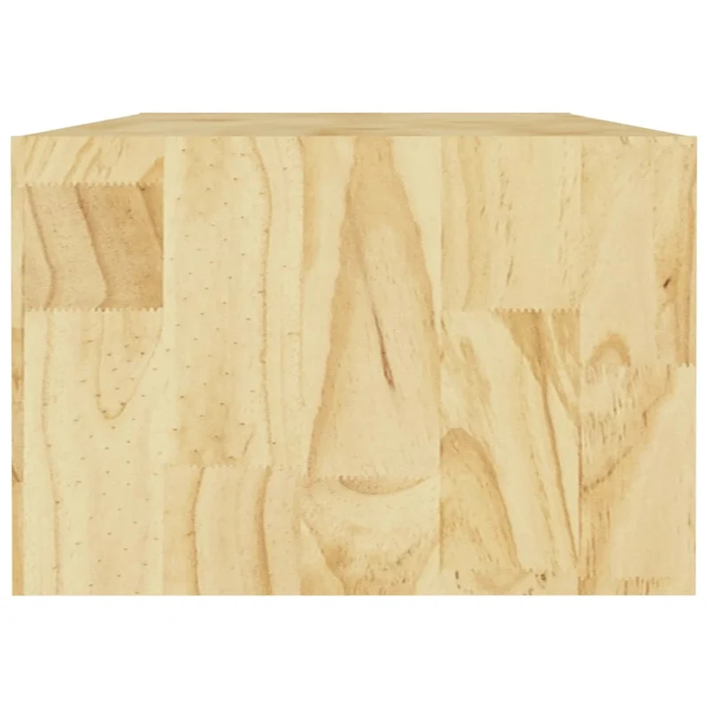 Table basse de salon avec compartiment ouvert 110 x 50 x 34 cm bois de pin massif non traité DEC036984