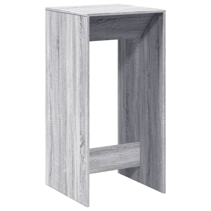 Table d’appoint multifonction 51 x 50 x 103,5 cm bois d'ingénierie gris DEC036502