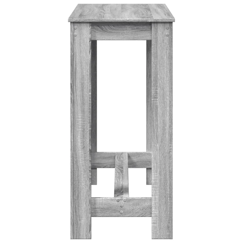 Table d’appoint multifonction 102 x 50 x 103,5 cm bois d'ingénierie gris DEC036499