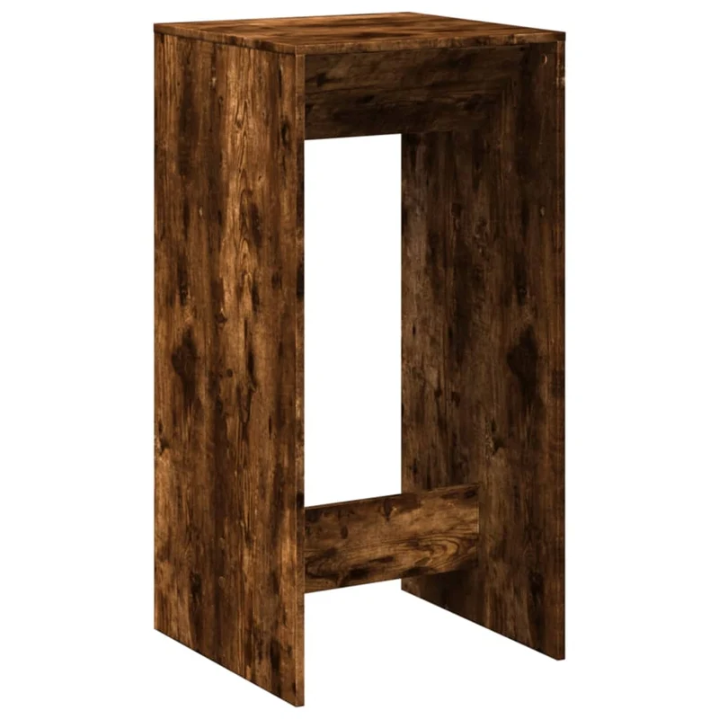 Table d’appoint multifonction 51 x 50 x 103,5 cm bois d'ingénierie marron DEC036433
