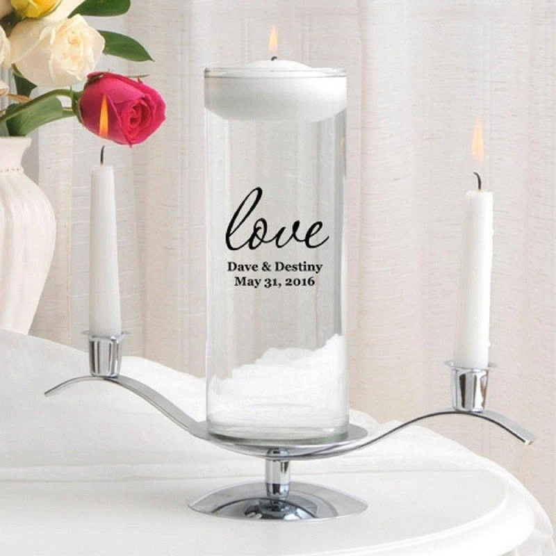 Floating Personalized Unity Candle Set