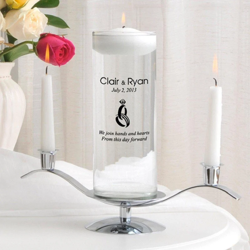 Floating Personalized Unity Candle Set