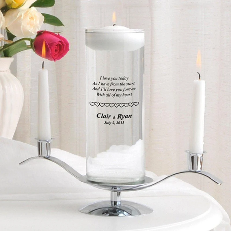 Floating Personalized Unity Candle Set