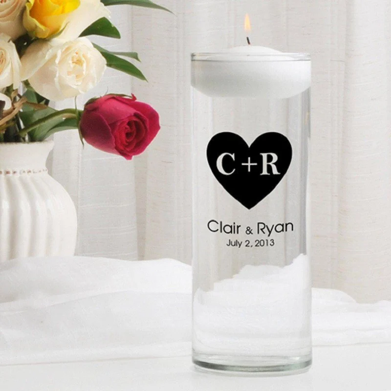 Floating Personalized Unity Candle